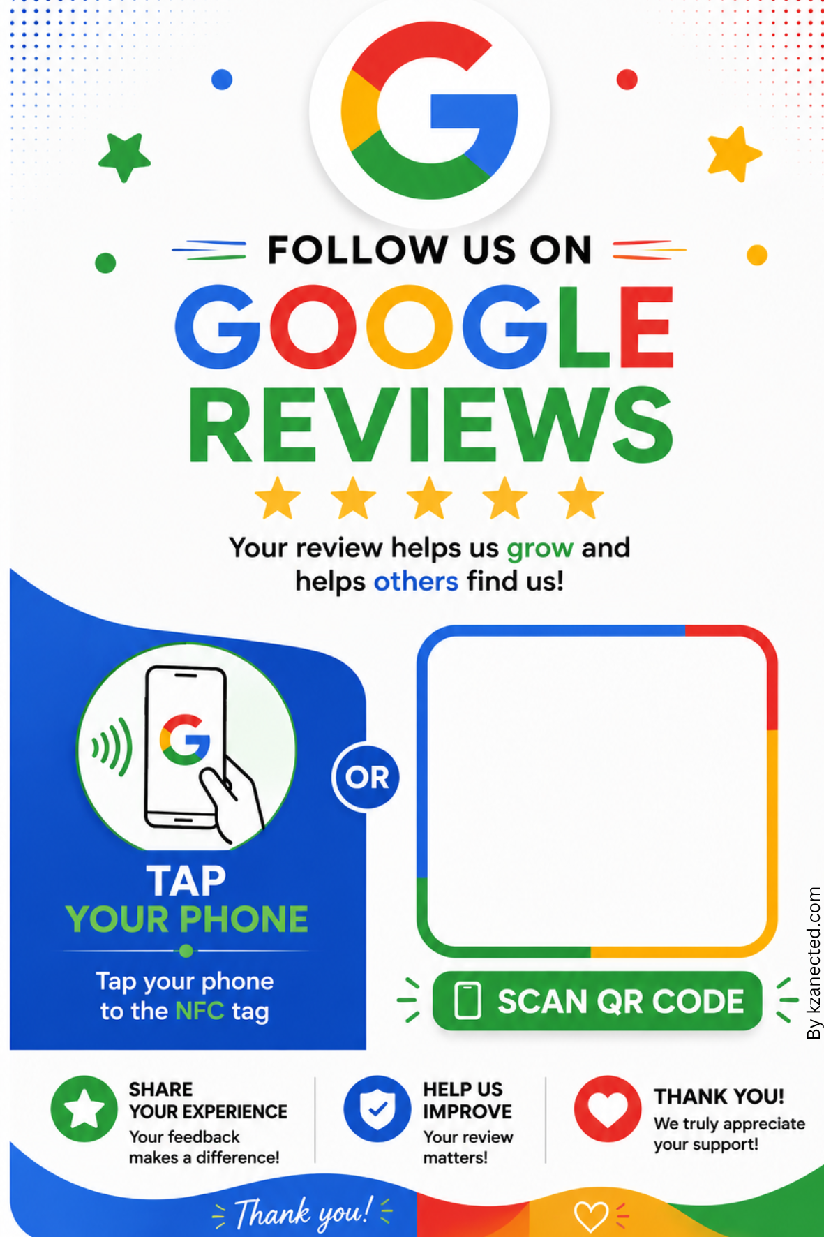 Google Reviews sign